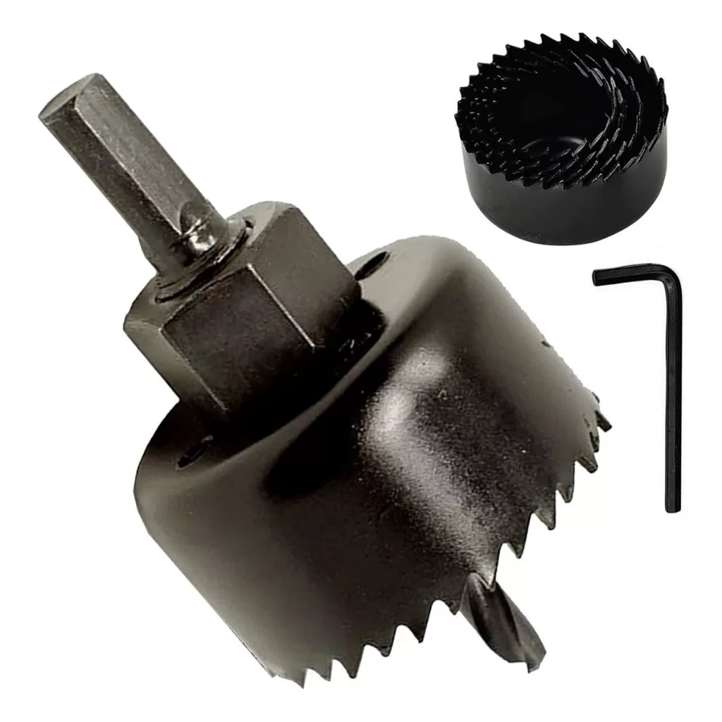 Jogo Serra Copo 6 Peças Para Madeira Gesso Pvc Plástico