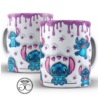 Caneca Xícara Personalizada Lilo e Stitch Disney 