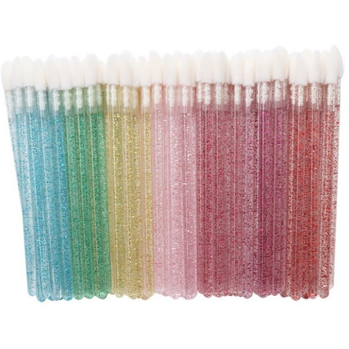 Pincel Aplicador Descartável de Lábios Glitter G
