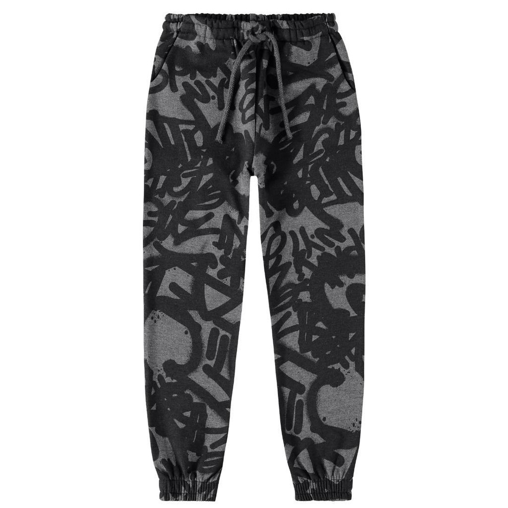 Calça de Moletom Punho Infantil Flanelada Quentinha Camuflada Malwee Escola Tamanho 6