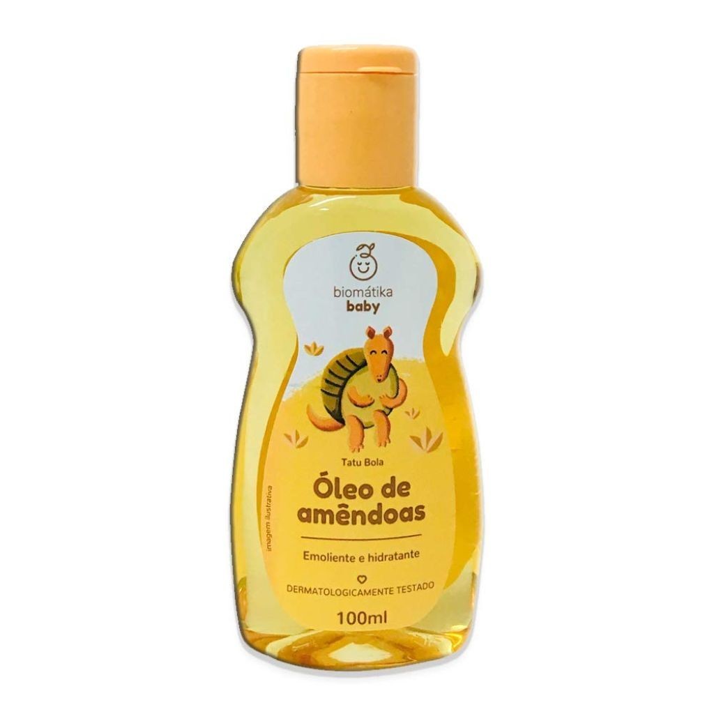 Oleo Biomatika Baby Amendoas Emoliente e Hidratante Pele Rosto e Corpo 100ml