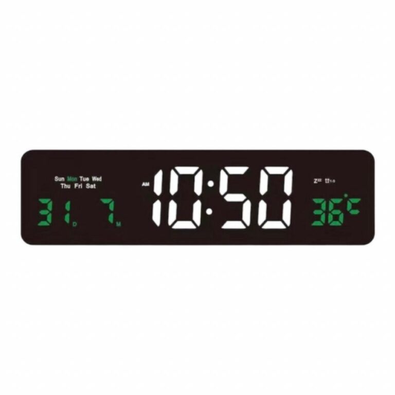 Relógio Digital De Mesa E Parede Led Com Data E A
