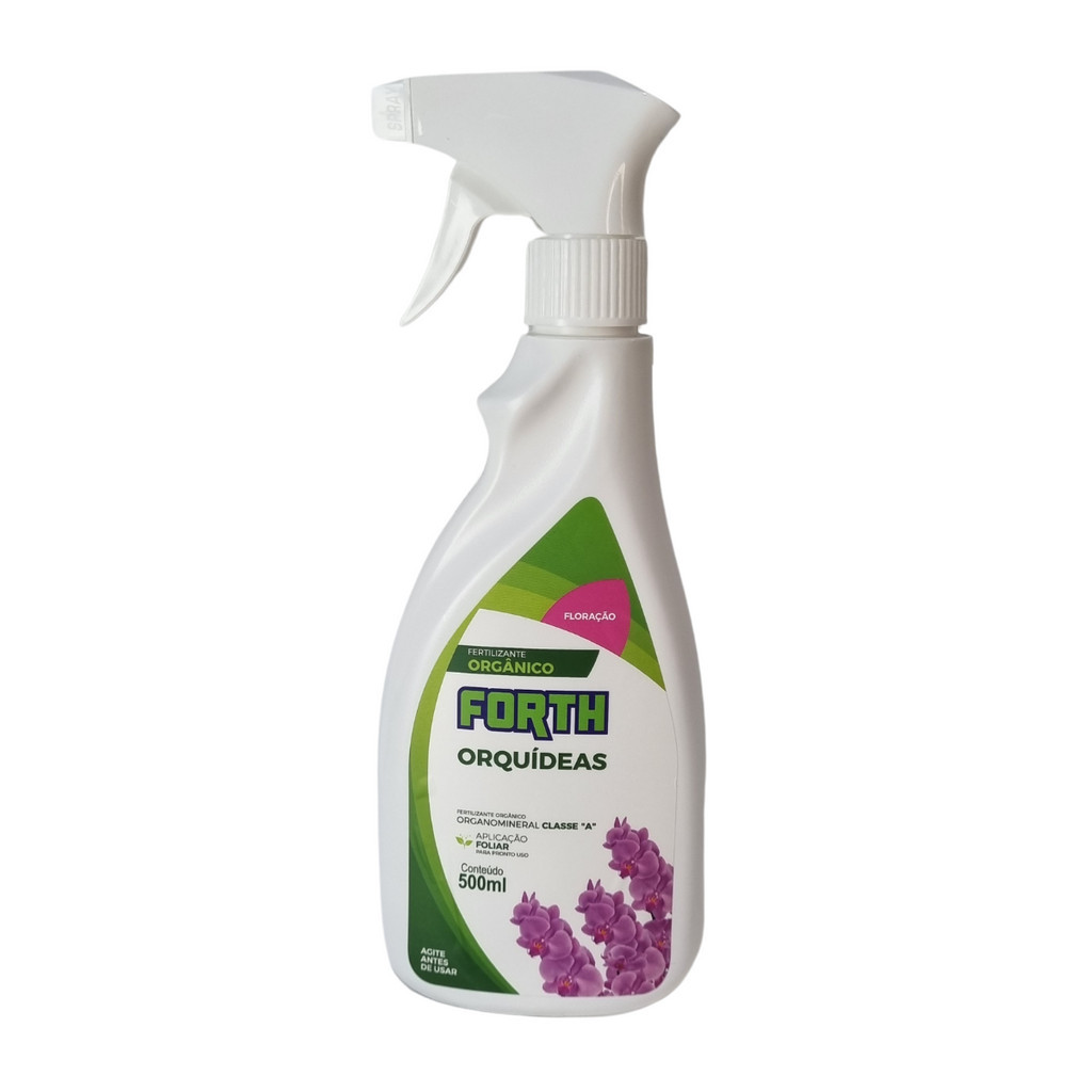 Adubo Forth Orquideas Floração 3 Unid 500ml Fertilizante Liquido Orgânico