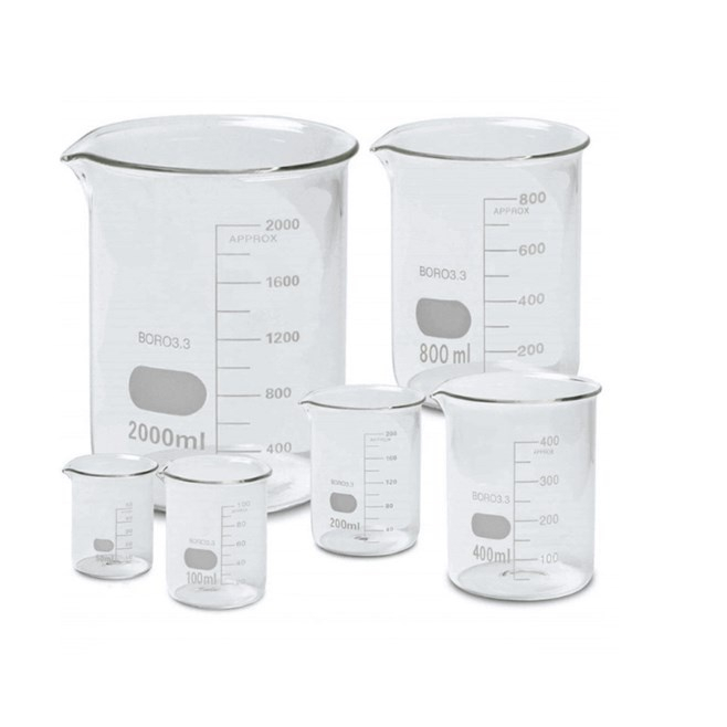 Kit Bequer becker de vidro – Tamanhos Variad