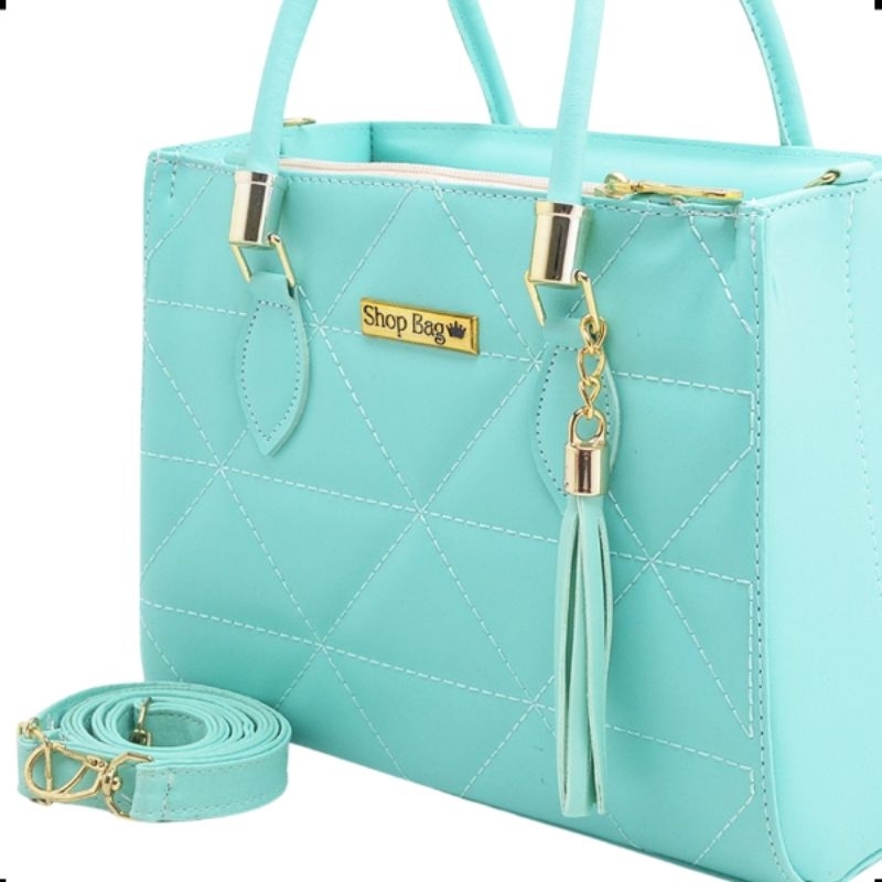 Bolsa Feminina Bordada Dubai Media Com Alça Transversal