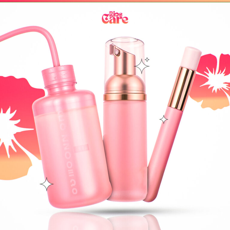 Kit Limpeza Extensão de Cílios Com Pump Espumado