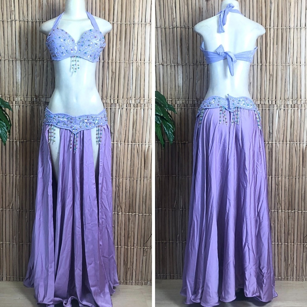 [Liquidação] Dança do Ventre Traje Bordado Completo – Pronta Entrega – TPCL-751