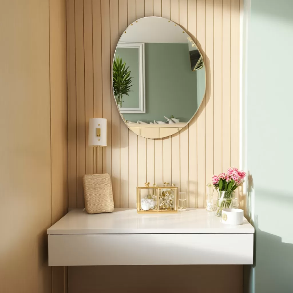 Penteadeira Suspensa com Gaveta Multifuncional Organizadora Maquiagens