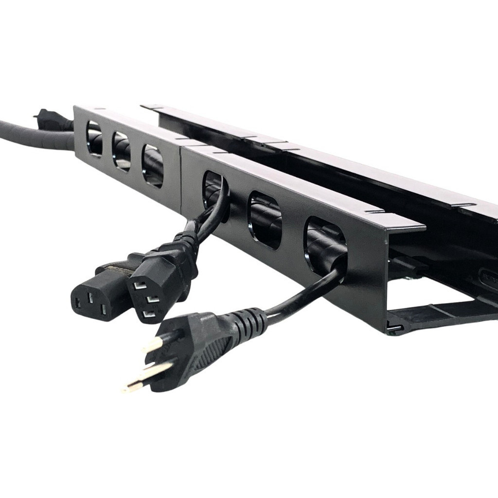 2 METROS GUIA ORGANIZADOR DE CABOS C/ADESIVO DUPLA FACE E PARAFUSOS