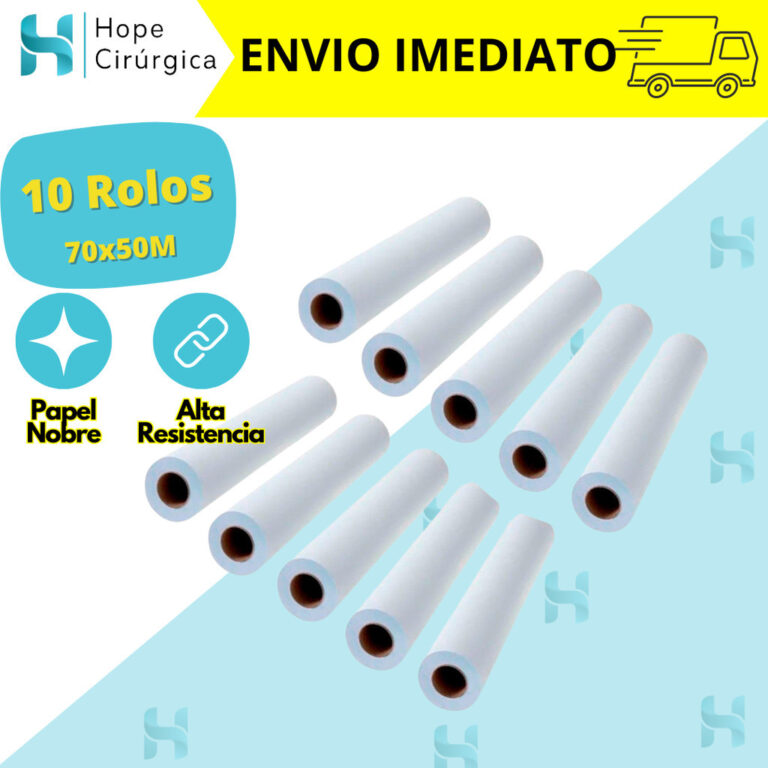 10 Lençóis Descartáveis para Maca Premium 70x50