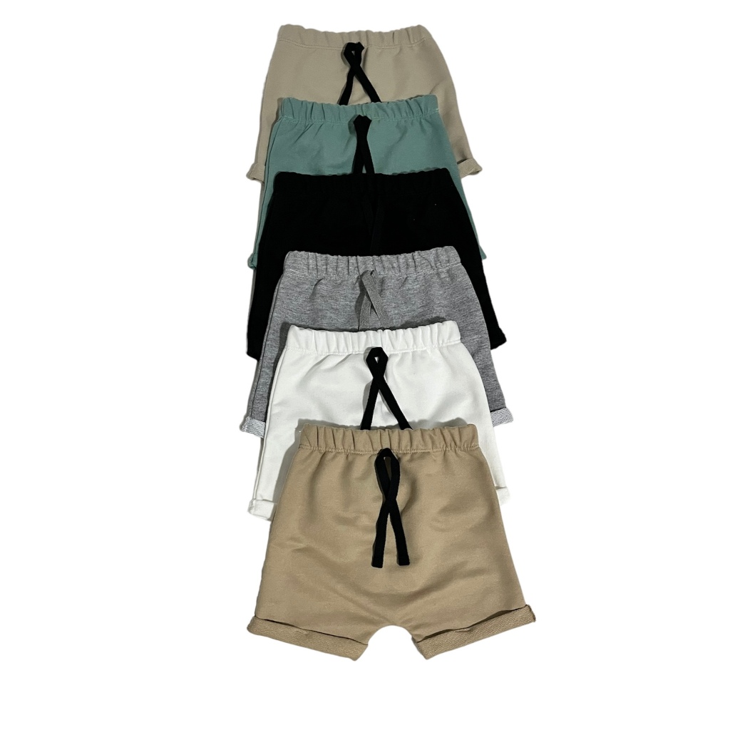 Kit 3 Short Infantil Bebê Recém Nascido Moletinho 100% Algodão de Super Confortável de Alta Qualidad