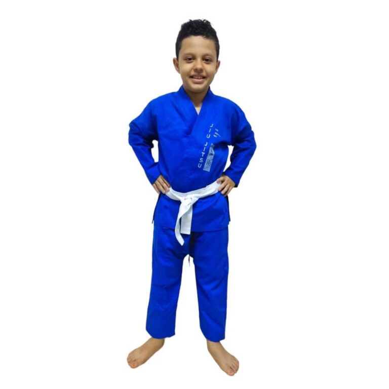 Kimono JIU JITSU INFANTIL,nas cores, preto, azul, 
