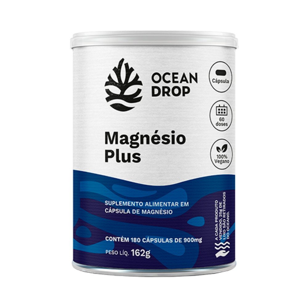 Magnésio Plus 180caps Ocean Drop