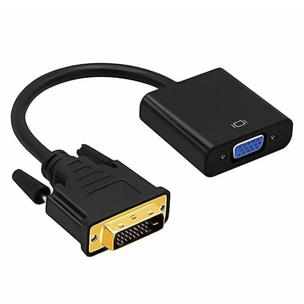 Conversor HDMI VGA Inova Cabo Adaptador Com Áudio P2 1080P Plug Play