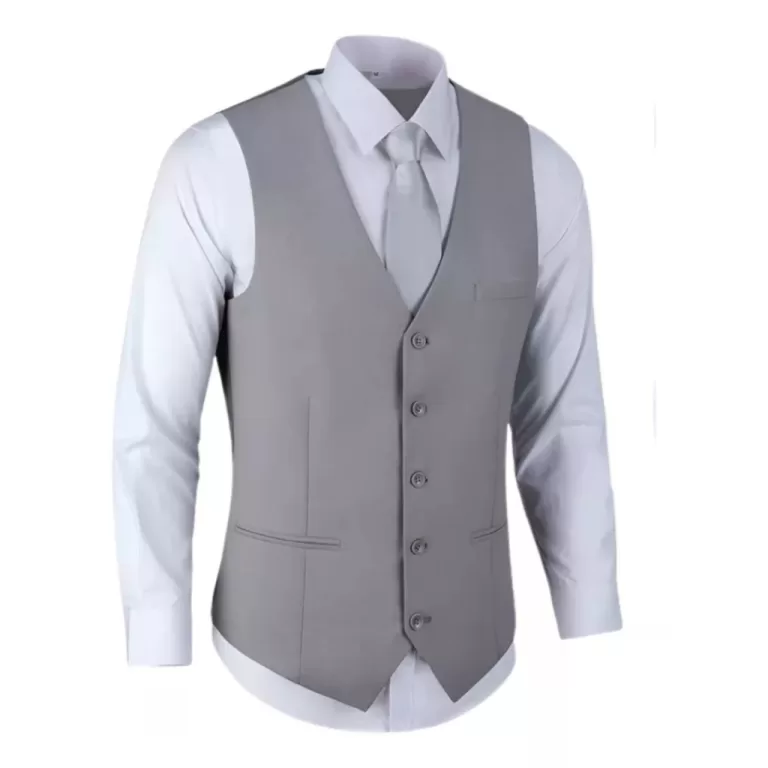 Colete Social Slim Masculino Ajustável Oxford 