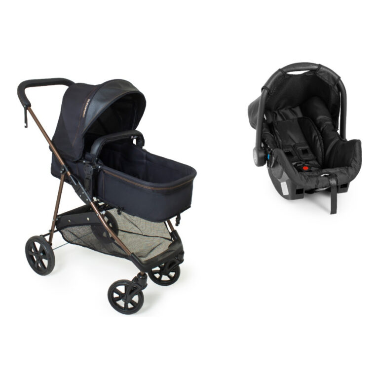 Kit Carrinho de Bebe Napoli Galzerano + Bebe Confo