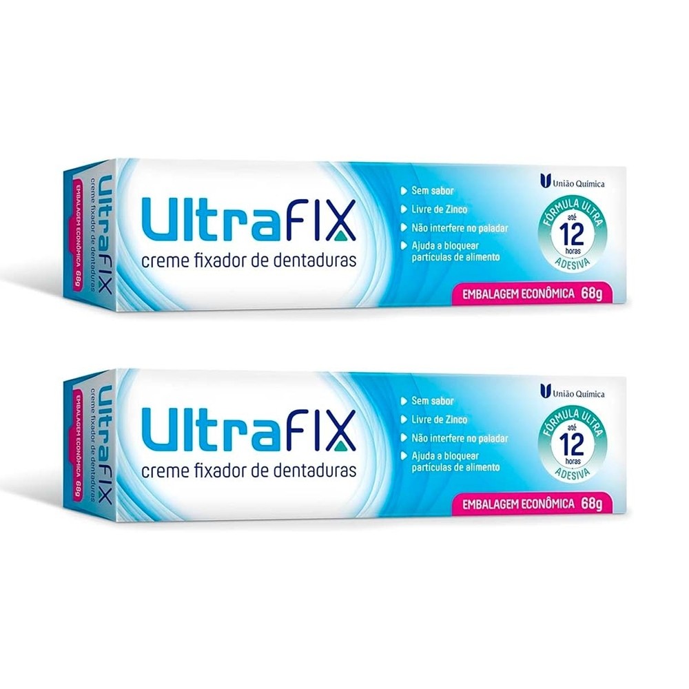 Kit 2 und Ultrafix Creme Sem Sabor 68g