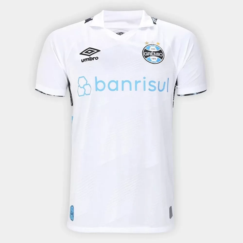 Camisa Grêmio II 24/25 s/n° Torcedor Umbro Masculina – Branco e Azul