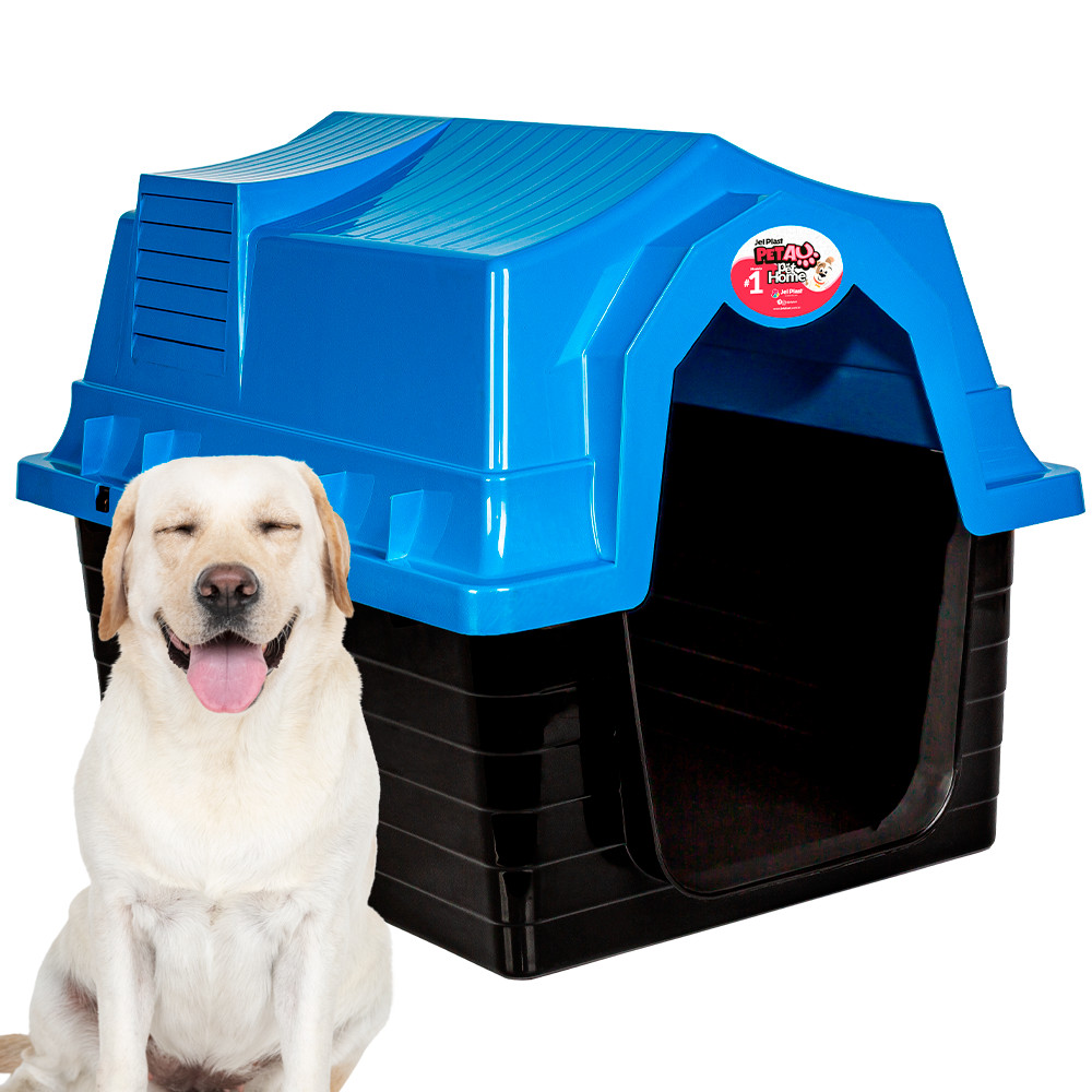 Casa Casinha Plástica Para Cachorro Número N 4 Resistente Fácil Montagem
