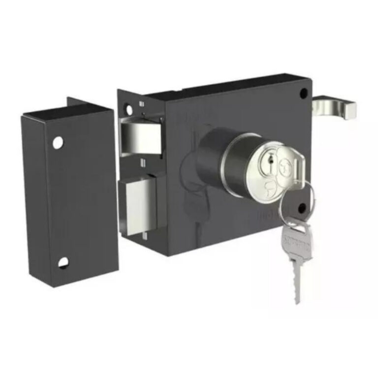 fechadura de portão sobrepor soprano inox 231 pre
