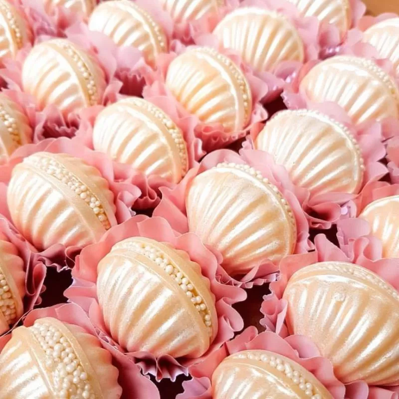 concha de chocolate para festa de aniversário