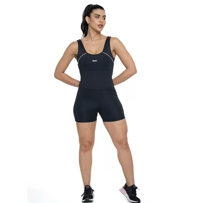Macaquinho Fitness Texturizado Action