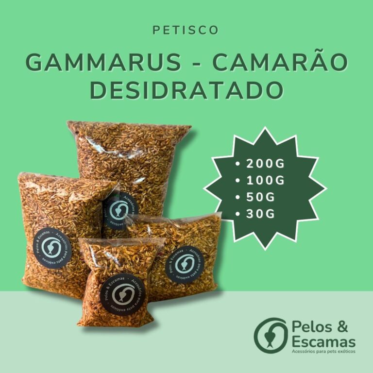 Gammarus – Camarão – Desidratado (Pet