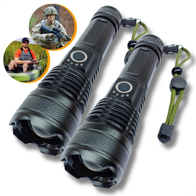 Kit 2 Lanternas Super Potente T9 Tática Mais Fort