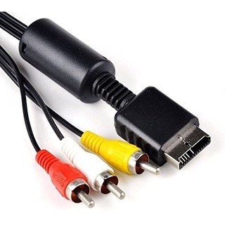 Cabo Av Playstation Ps2, Ps1, Ps3 Rca Audio E Víd