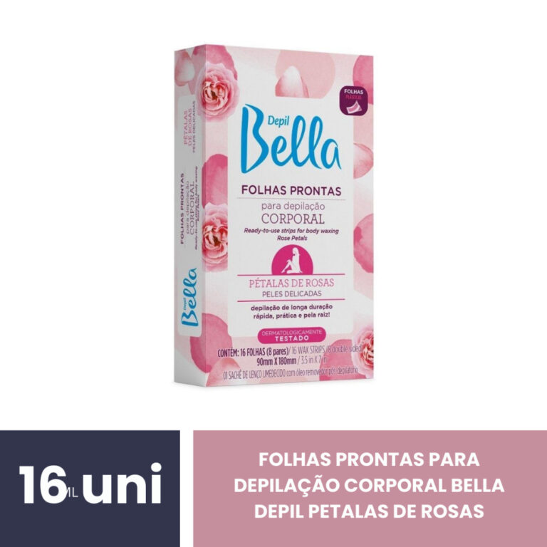 Depil Bella Folhas Prontas Corporal 16 Folhas