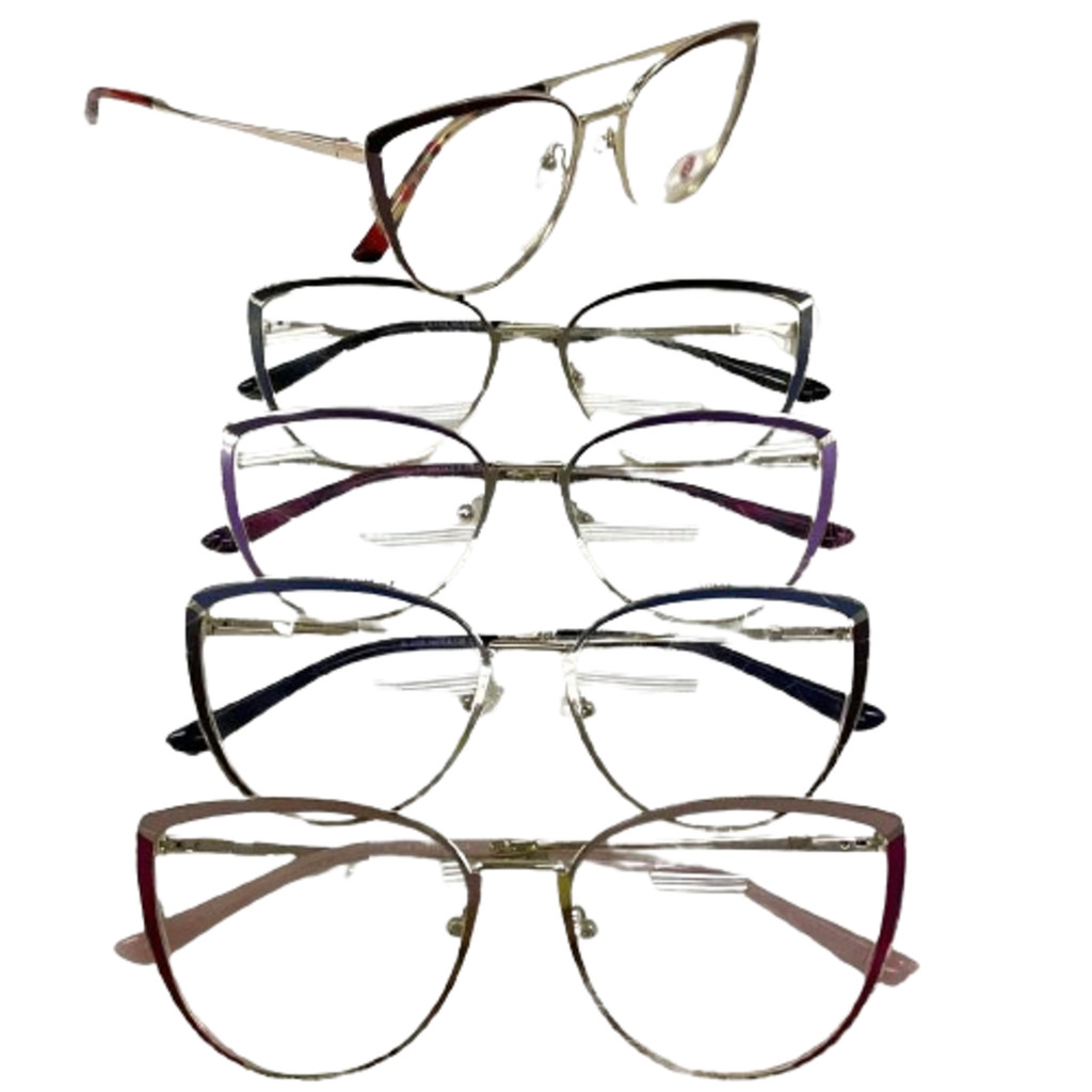 SL1008 Óculos de Metal Feminino Lançamento