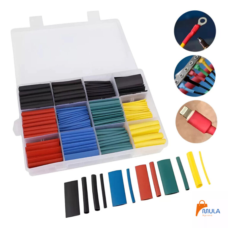 Kit Espaguete Termo Retrátil, 530 Peças, 12 Tama