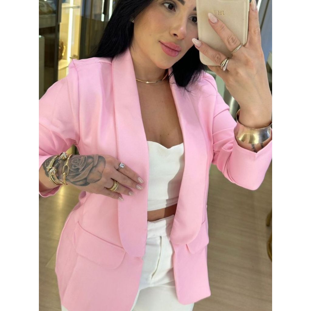 Blazer Feminino Alfaiataria  Moderno, Confortável e Estiloso, Elegância Perfeito para Todas as Ocasi