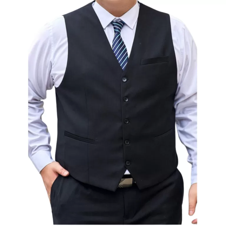 Colete Social Masculino Plus Size G1 ao G6 C/ Ajus