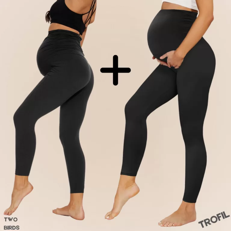 Kit 2 Legging gestante calça grávida maternidade