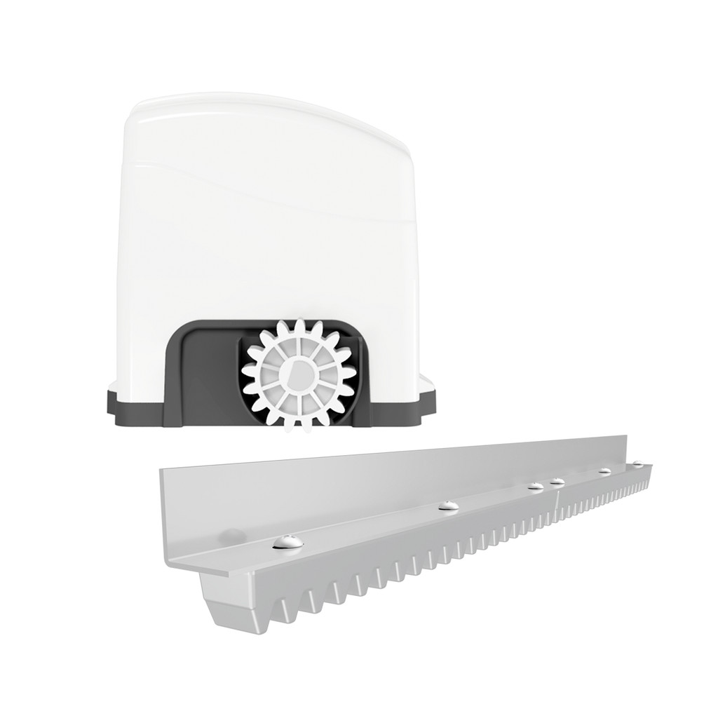 Kit Motor Portão Izzy 500 Inteligente 220V Cremalheira 3,5m