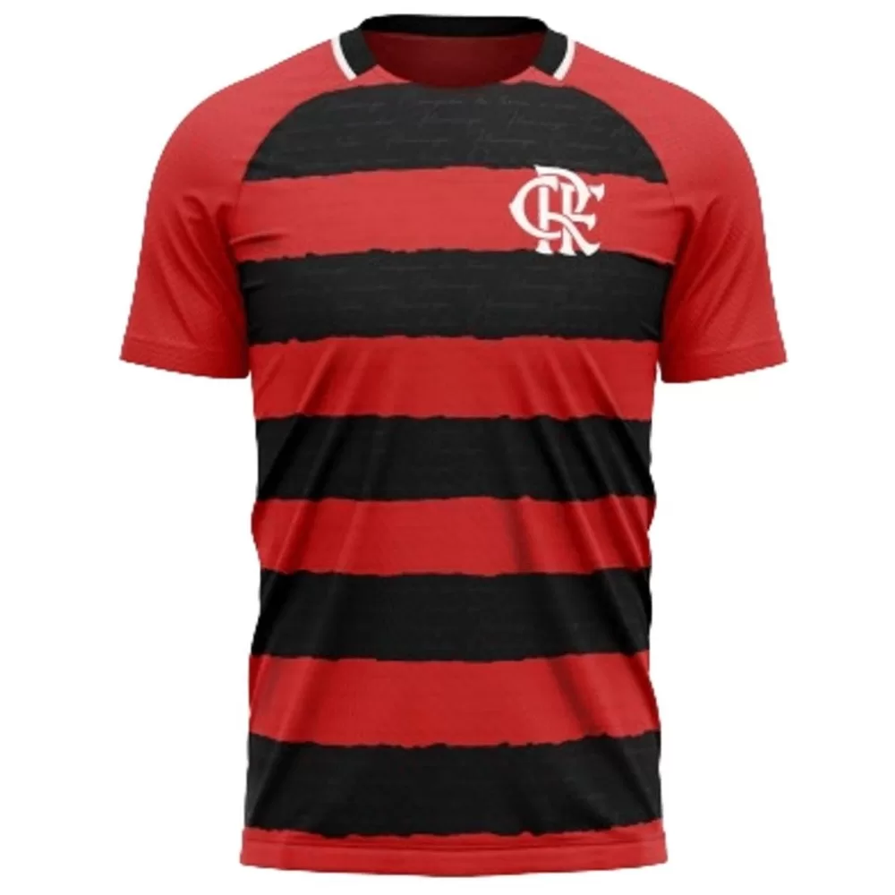 Camisa Flamengo Manto Masculina – Preto e Vermelho
