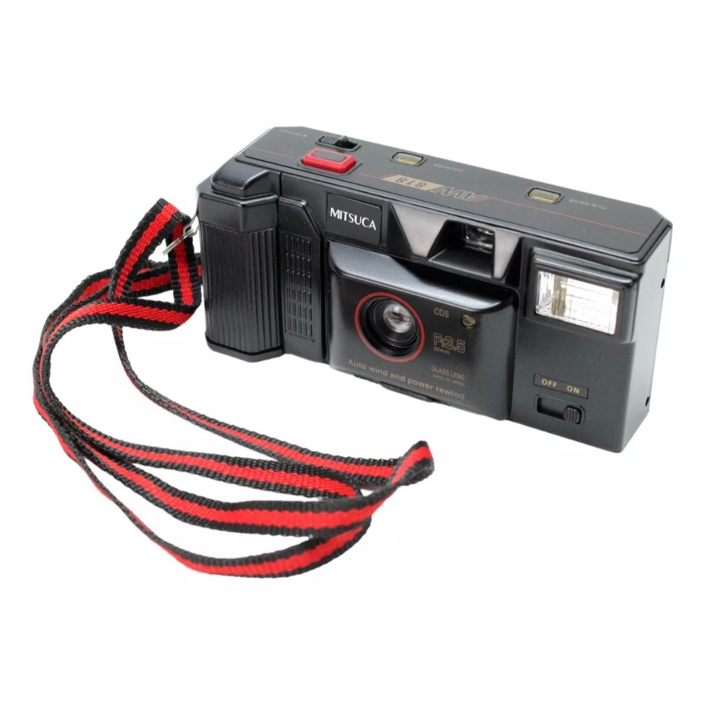 Câmera Fotográfica Analógica F-3.5 Clássica Vintage Com Alça APENAS DECORAÇÃO – LEIA A DESCRIÇÃO