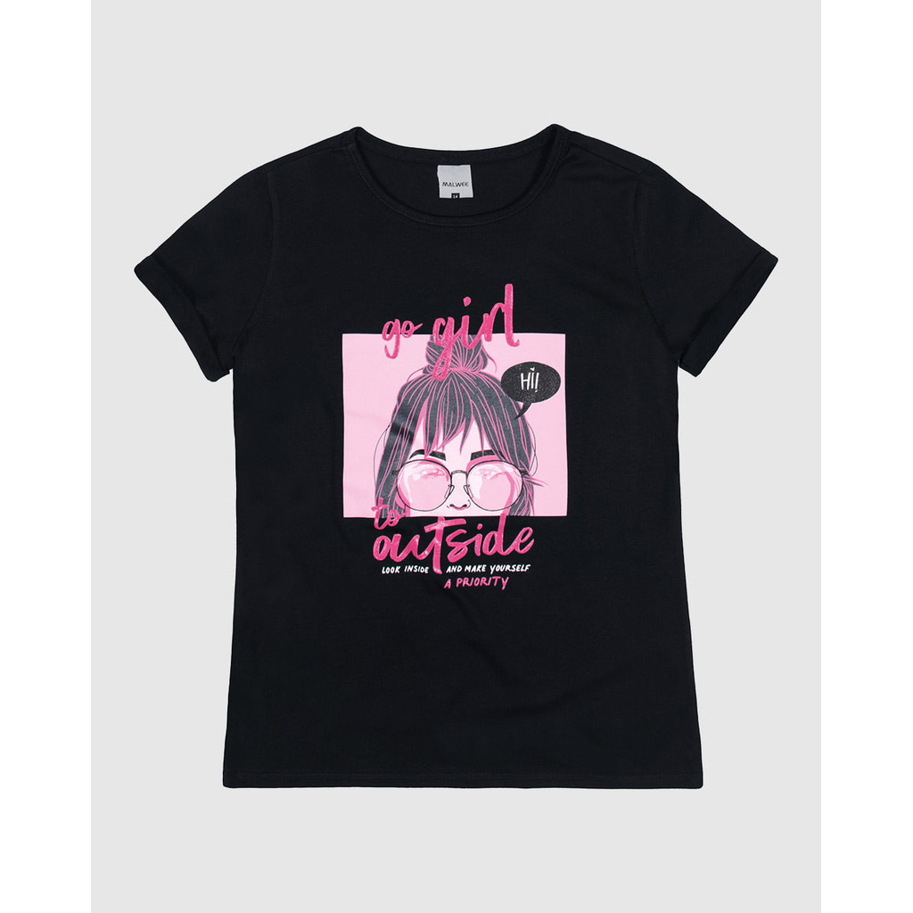 Blusa New Style Meia Malha Menina Malwee Kids