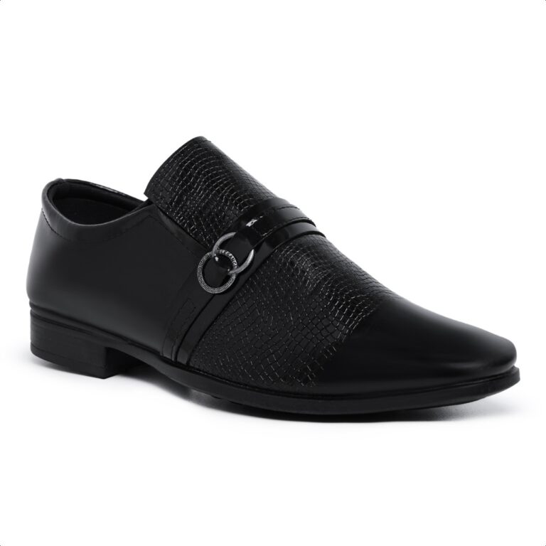 Sapato Social Masculino Verniz Preto