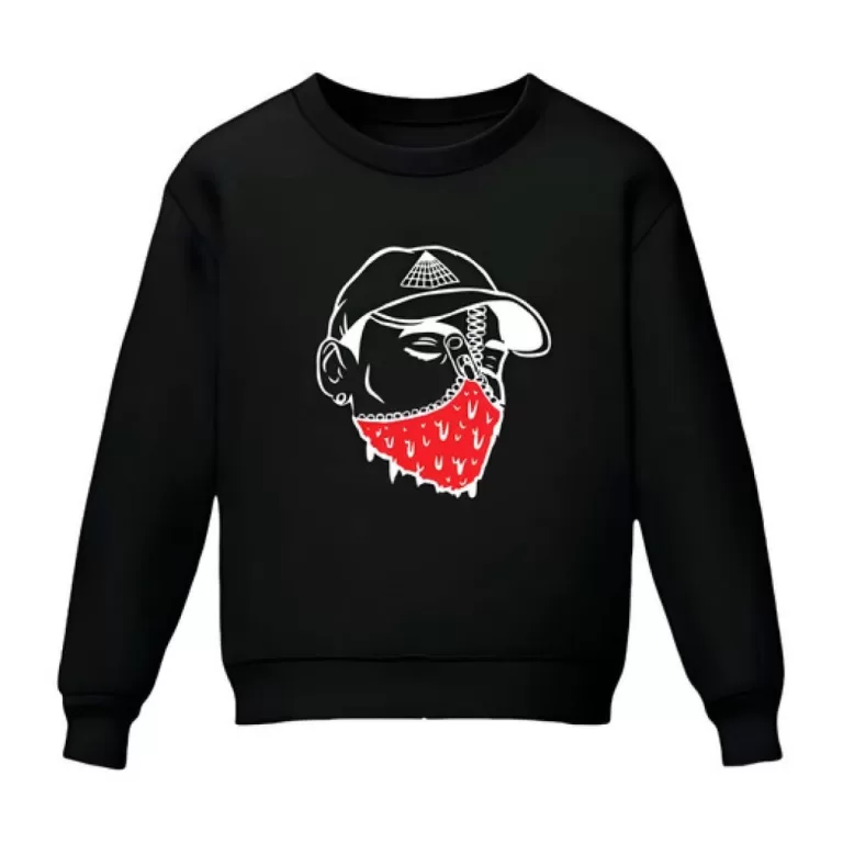 Blusa Casaco Gola Careca – Show Chris Brown 