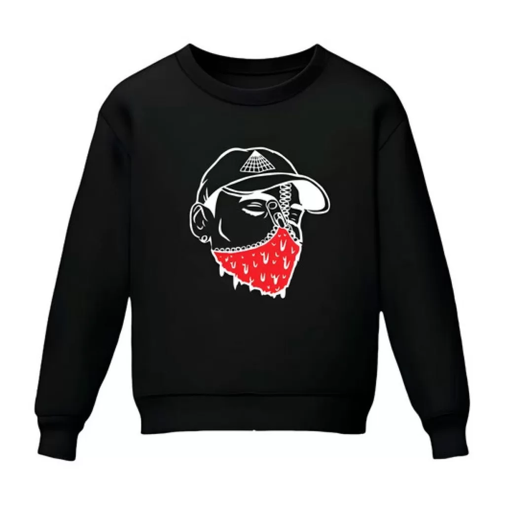 Blusa Casaco Gola Careca – Show Chris Brown – 100% Algodão