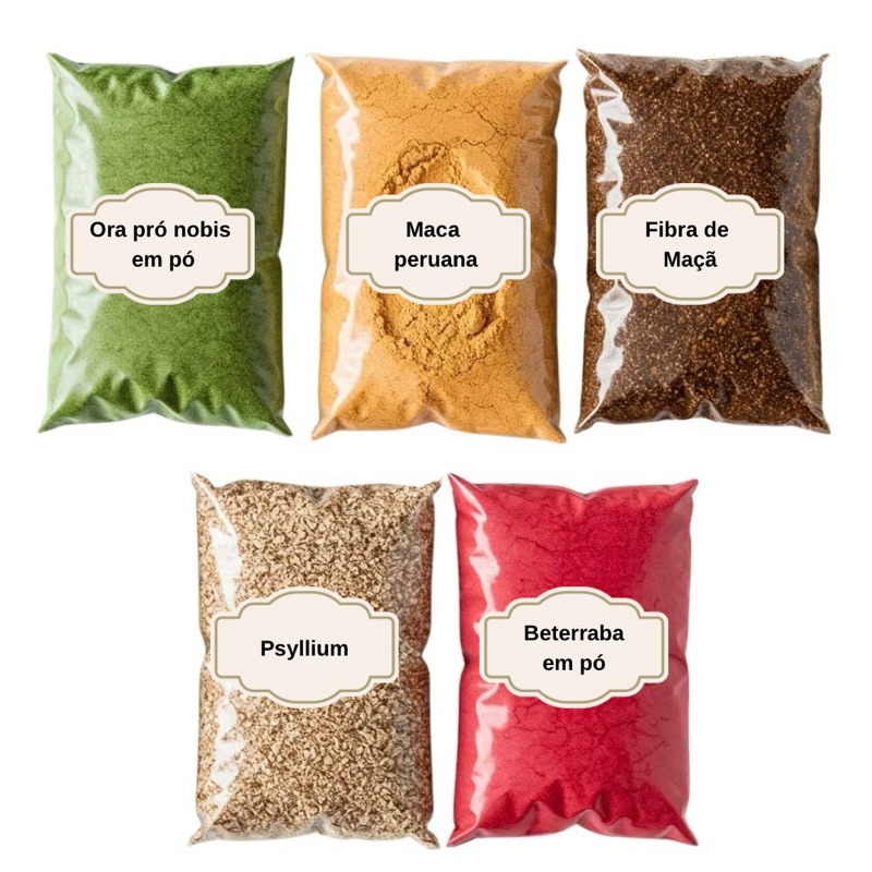 Kit Farinha da Felicidade Funcional para Mulheres com Psyllium