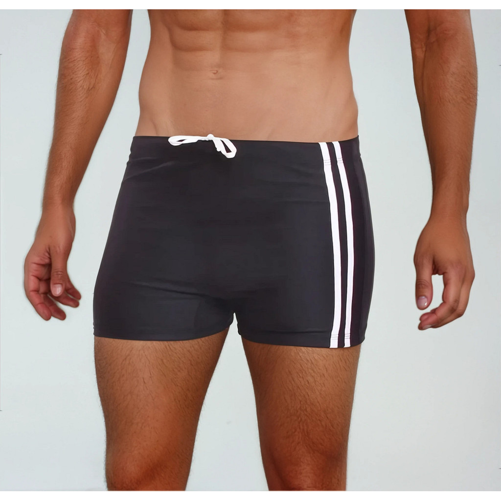 Sunga Boxer Box Masculina Moda Praia natação piscina Verão Costura Reforçada