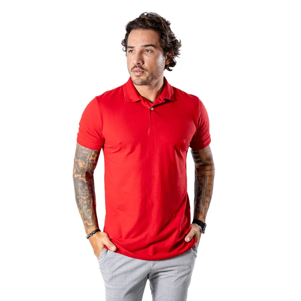 Camisa Polo Para Homens Piquet Premium Leve e Suave LANÇAMENTO