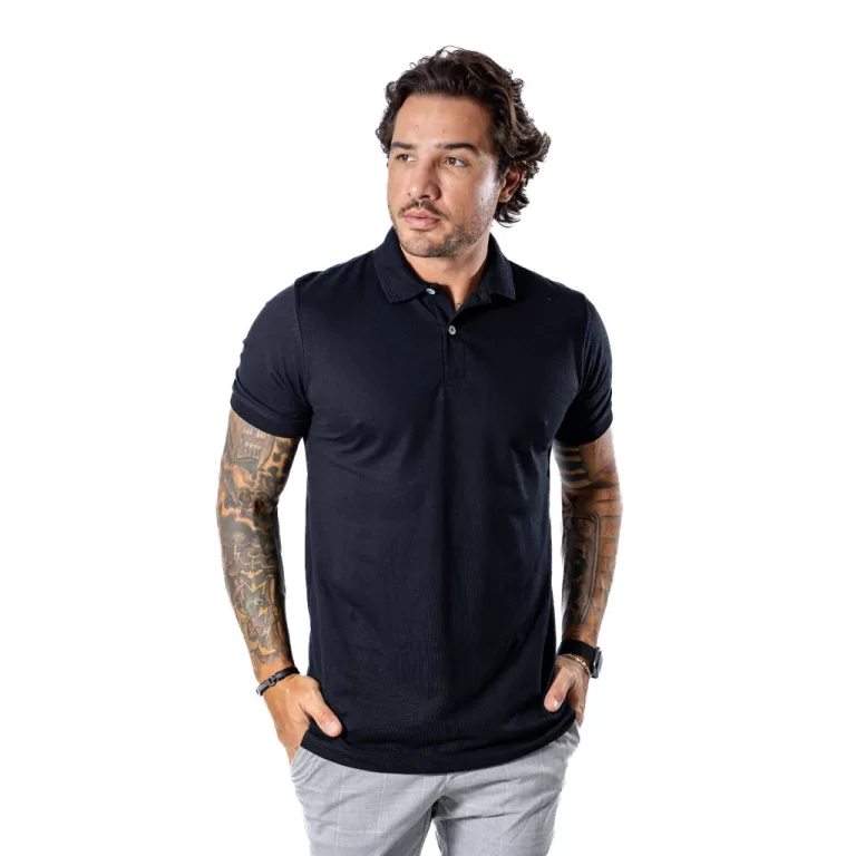 Camisa Camiseta Polo pra Homem Piquet Alto Padrão