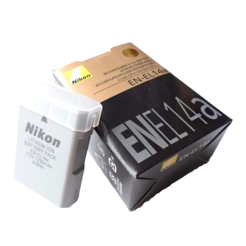 Bateria Nikon EN-EL14A para modelos – D5300 D5200 D5100 D3200 D3100 D3300 P7000 P7100 P2100 P7700