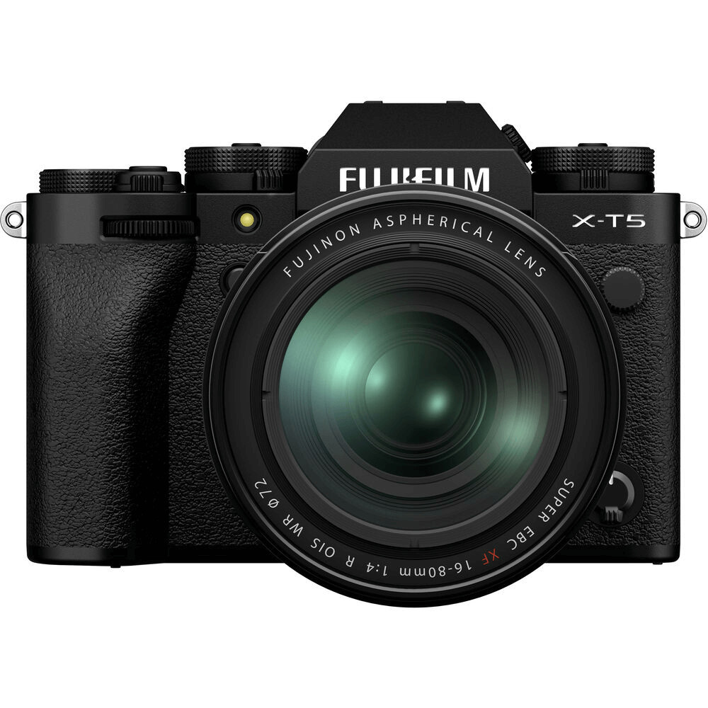 Câmera Mirrorless FujiFilm X-T5 com Lente 16-80mm (Preta)