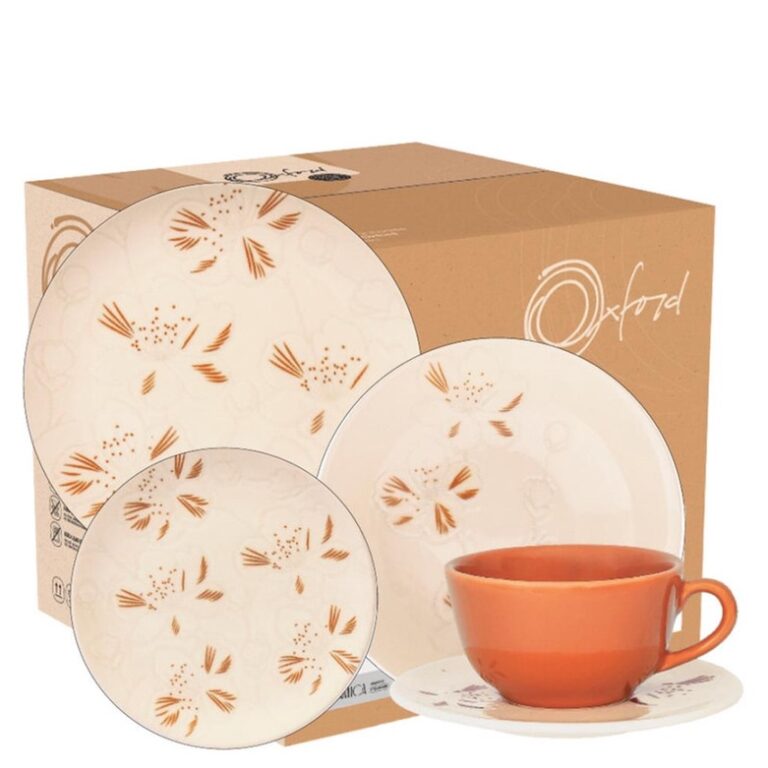UNNI ORQUIDEA APARELHO JANTAR/CHA C/20 PCS