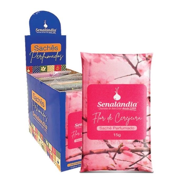 SACHÊ FLOR DE CEREJEIRA 15G – CAIXA C/ 12 P